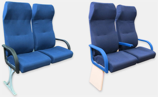 Кресла пассажирские для вагонов 3-го класса КП.300.003.000